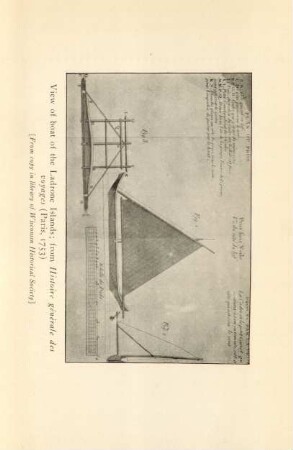 View of boat of the Ladrone Islands ...
