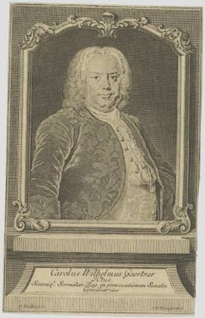 Bildnis des Carolus Wilhelmus Gaertner