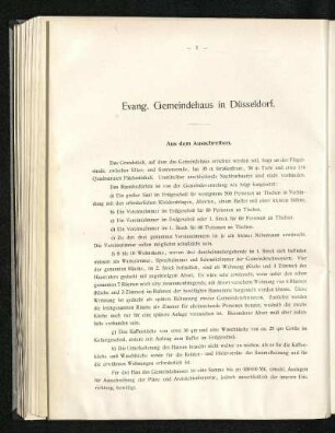 Evang. Gemeindehaus in Düsseldorf