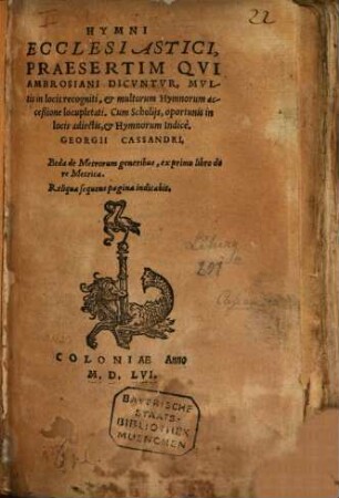 Hymni ecclesiastici