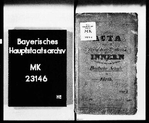Volksschulwesen: Fürth i.B. Deutsche Schule.