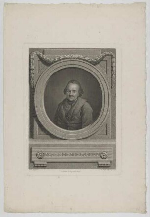 Bildnis des Moses Mendelssohn