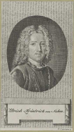 Bildnis des Ulrich Friedrich von Suhm