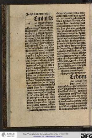Incipit secunda pars eiusdem.