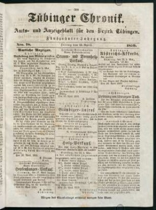 309-332, 22. April (Nr. 78) - 30. April (Nr. 83)