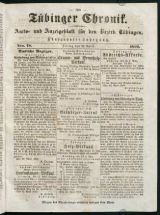 309-332, 22. April (Nr. 78) - 30. April (Nr. 83)