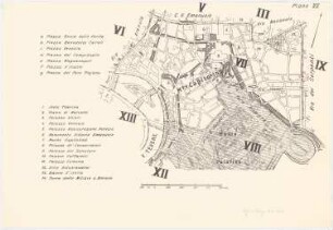 Rom Zum Projekt gehörend: Hermann Jansen, Bebauungsplan der Stadterweiterung: Blatt 7