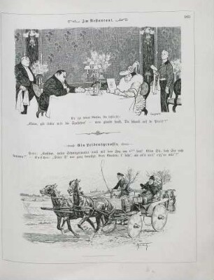 "Im Restaurant" "Ein Leidensgenosse"