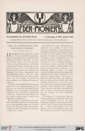 4. Heft, Januar 1910