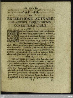Cap. III. De Expeditione Actuarii In Actibus Iurisdictionis Contentiosae Civilis