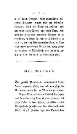 Die Warmen