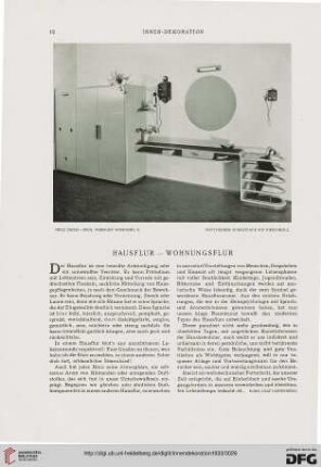 Hausflur, Wohnungsflur
