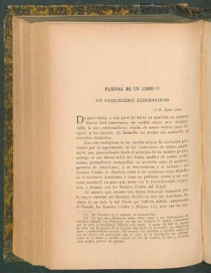 Un neologismo desgraciado