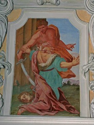 Drei Fresken zur Legende der heiligen Katharina von Alexandrien — Die Enthauptung der heiligen Katharina von Alexandrien