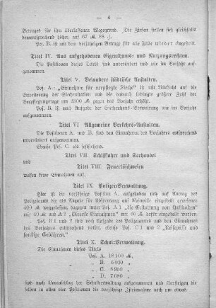 Titel IX. Polizei=Verwaltung.