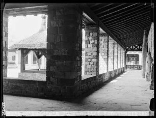 Kastell Saalburg, Umgang und das Prätorium