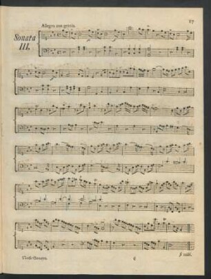 Sonata III; A-Dur