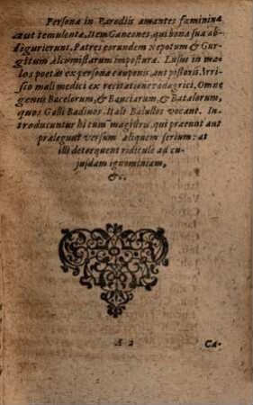 Parodiarum in veterum poetarum sententias et odas celebriores ... liber unus