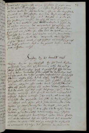Freytag d 27 decemb 1726