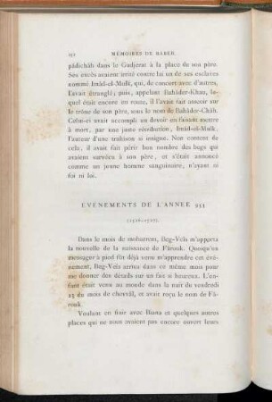 Chapitre XIX. Événements de l'année 933 (1526-1527)