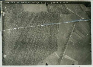 Foto des Geländes nordöstlich von Vaux (Luftbild)