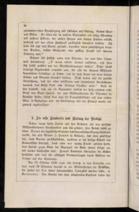 30-38, 2. Die erste Rundreise und Anfang der Predigt
