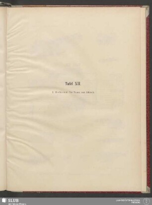 Tafel XII