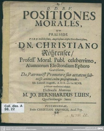 Positiones morales