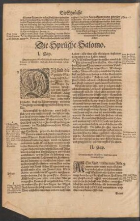 Die Sprüche Salomo.