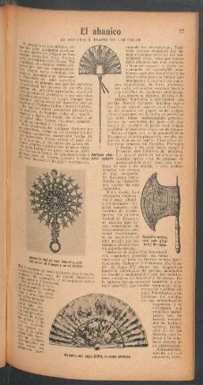 El abanico - su historia á través de los siglos