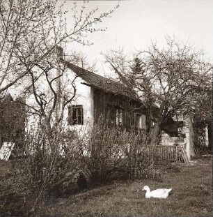 Gsaenger, Gustav; Allach, Amberg, Großhadern, Kempten, Braunschweig, München, Friedrichshafen, Berchtesgaden, Erlangen u.a.; Großes Fotoalbum mit unterschiedlichen Bauprojekten - Kleines Haus in Untermenzing