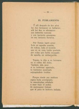 El fusilamiento