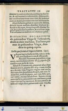 Distinctio XVI.