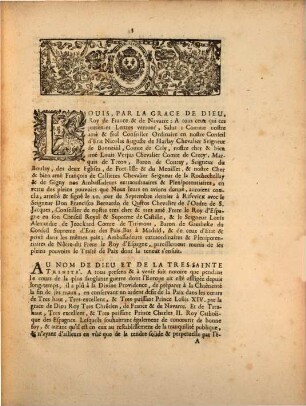 Traité de Paix entre la France et l'Espagne : Conclu à Ryswick le 20. Septembre 1697