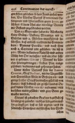 446-456, Den 23. September haben die Tuercken die ...