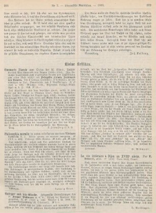 221-222 Kleine Kritiken