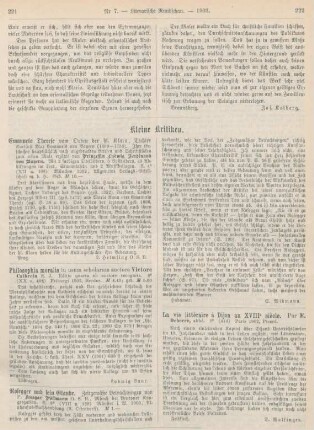 221-222 Kleine Kritiken