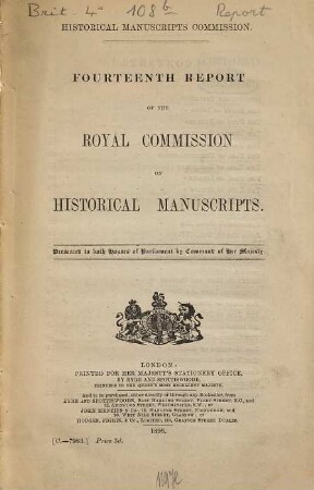 Report. 14. 1896