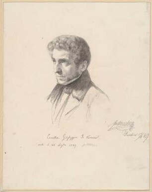 Bildnis Canella, Giuseppe (1788-1847), Maler