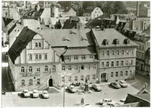 Pulsnitz. Rathaus mit Ratskeller