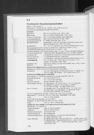 Fachbereich Sozialwissenschaften