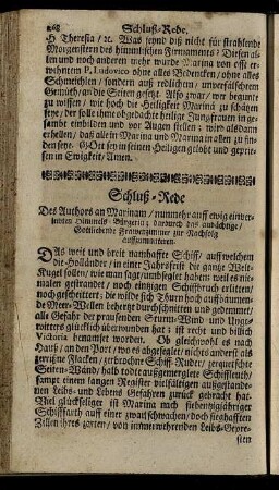Schluß-Rede