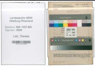 Entnazifizierung Therese Lotz , geb. 04.03.1897 (Lehrerin)