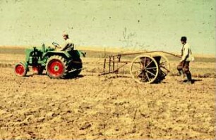 Fotografie: Drillmaschine, Drillsaat, Säverfahren