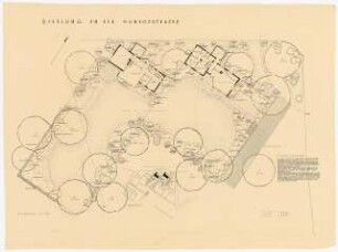 Siedlung an der Hunrodstraße, Kassel-Wilhelmshöhe Grünplanung: 2 Gärten: Entwurf 1:1000, 1:100