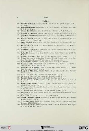 Italien (Nr. 927-959)