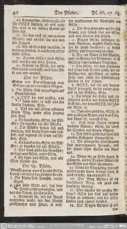 Der 67. Psalm. Gebet um Dancksagung vor GOttes gnadenreichen Segen