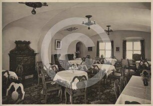 Speisezimmer im Wolfskretscham Sibyllenort