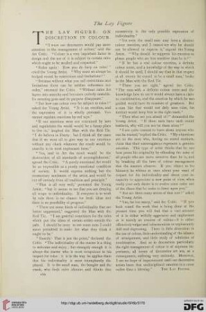 The lay figure: on discretion in colour
