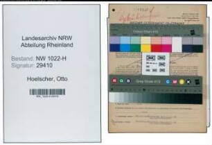 Entnazifizierung Otto Hoelscher , geb. 04.09.1880 (Gastwirt)